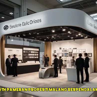 booth pameran properti malang berpengalaman